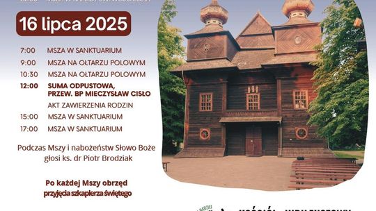 Diecezjalna Pielgrzymka Rodzin i uroczystości odpustowe w tomaszowskim sanktuarium