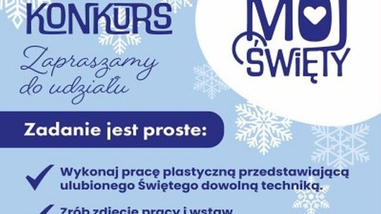 Konkurs plastyczny „Mój Święty”