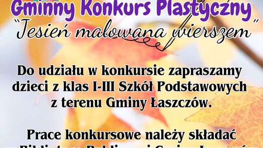 Łaszczów: Jesienny konkurs w Bibliotece