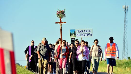 Łukowscy pielgrzymi w drodze do Pani Roztocza