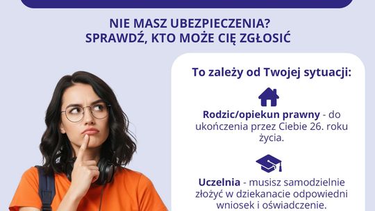 NFZ przypomina studentom o ubezpieczeniu zdrowotnym