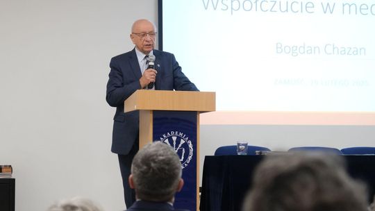 Prof. Bogdan Chazan gościł w Zamościu – wykłady o współczuciu i wartościach w medycynie