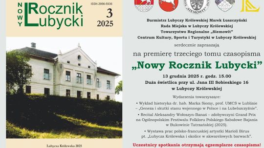 Promocja nowego tomu "Rocznika Lubyckiego"