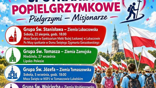 Spotkania popielgrzymkowe