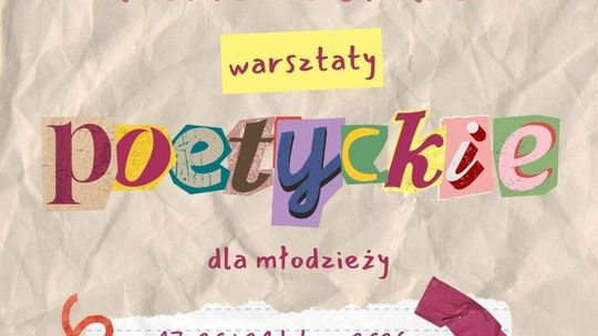 Warsztaty poetyckie dla młodzieży