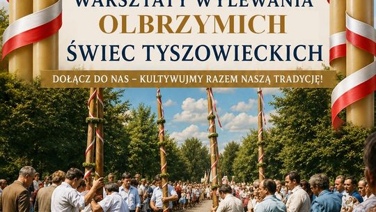 Warsztaty wylewania olbrzymich świec w Tyszowcach