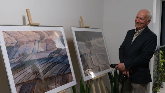 Wernisaż wystawy Bogusława Pupca w GOK Krynice