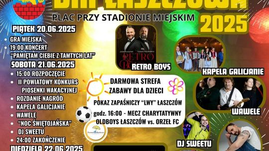 Zbliża się weekend pełen atrakcji! Dni Łaszczowa 2025