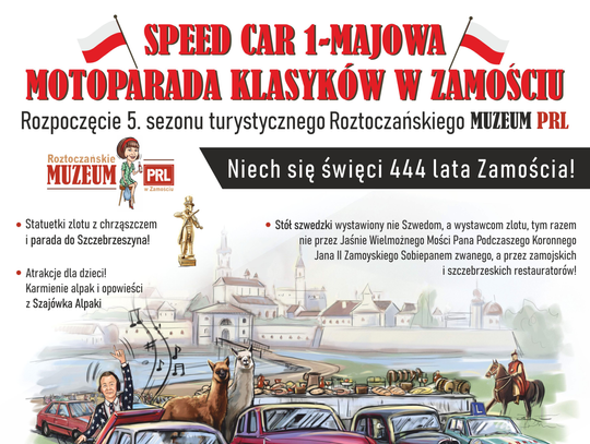 1-majowy zlot pojazdów zabytkowych w Zamościu