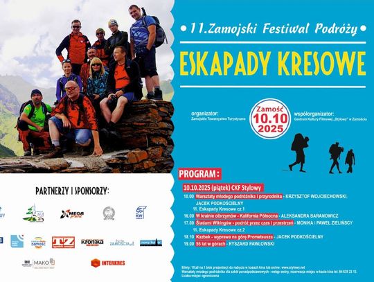 11. Zamojski Festiwal Podróży „Eskapady Kresowe”