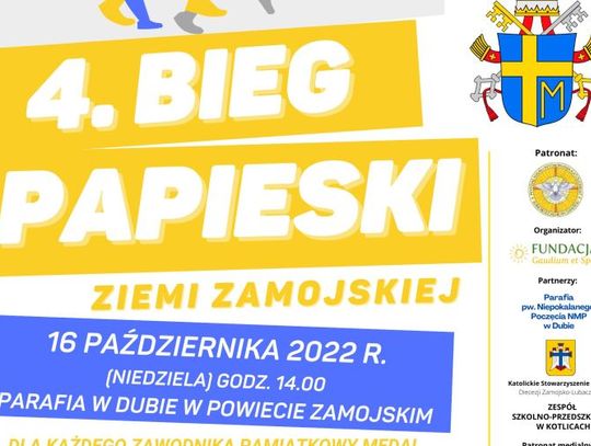 4. Bieg Papieski Ziemi Zamojskiej w Dubie