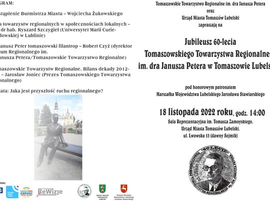 60 lat Tomaszowskiego Towarzystwa Regionalnego