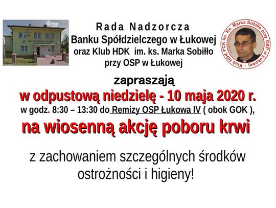 Akcja poboru krwi w Łukowej