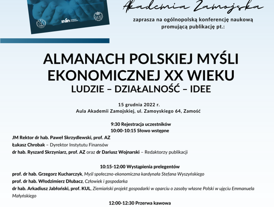  Almanach polskiej myśli ekonomicznej XX wieku. Ludzie-działalność-idee