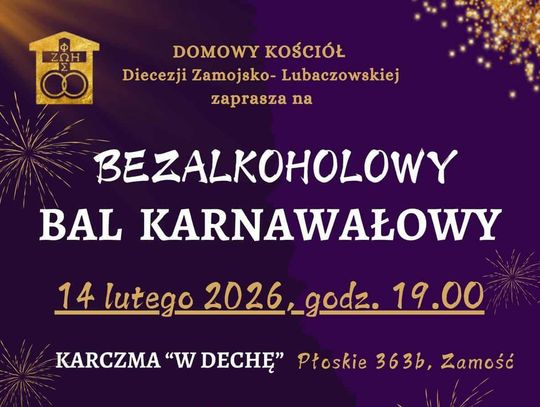 Bezalkoholowy Bal Karnawałowy Domowego Kościoła