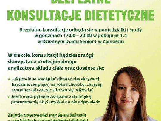 Bezpłatne konsultacje dietetyczne