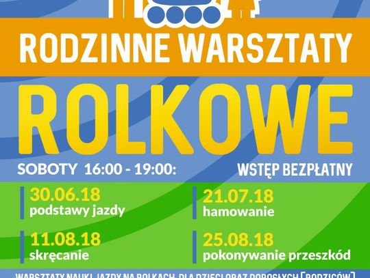 Bezpłatne warsztaty nauki jazdy na rolkach