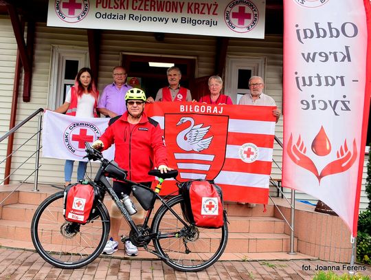 Biłgoraj. Janusz Kobyłka - 2000km dla PCK na rowerze