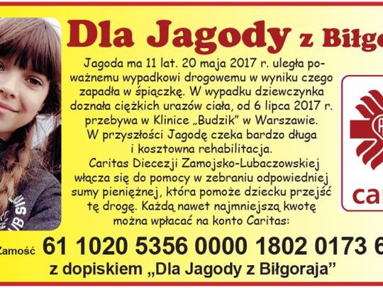 Biłgoraj. Rehabilitujemy Jagodę