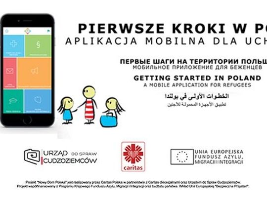 Caritas uruchomiła aplikację mobilną dla uchodźców w Polsce