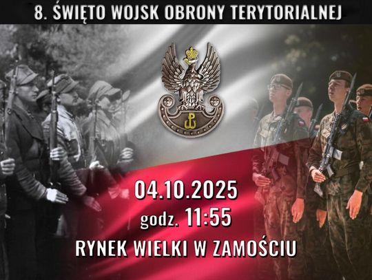 Centralne obchody święta Wojsk Obrony Terytorialnej w Zamościu