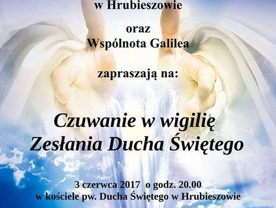 Czuwanie w Wigilię Zesłania Ducha Świętego w Hrubieszowie