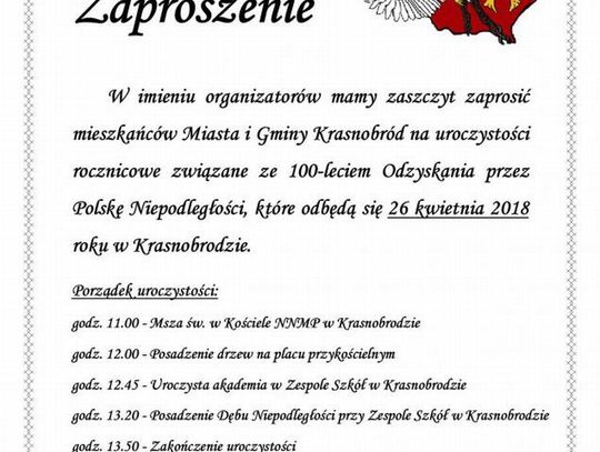 Dąb Niepodległości w Krasnobrodzie