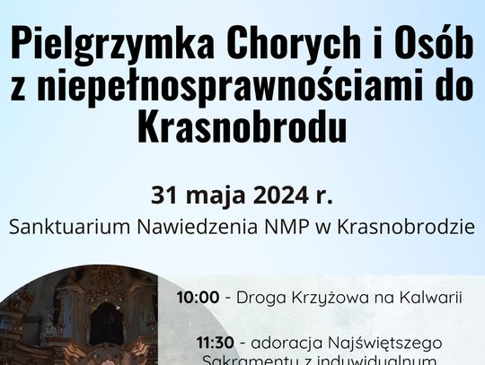 Diecezjalna Pielgrzymka Chorych do Krasnobrodu 2024