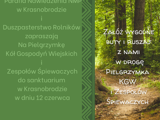 Diecezjalna Pielgrzymka Kół Gospodyń Wiejskich  i Zespołów Śpiewaczych (12.06)