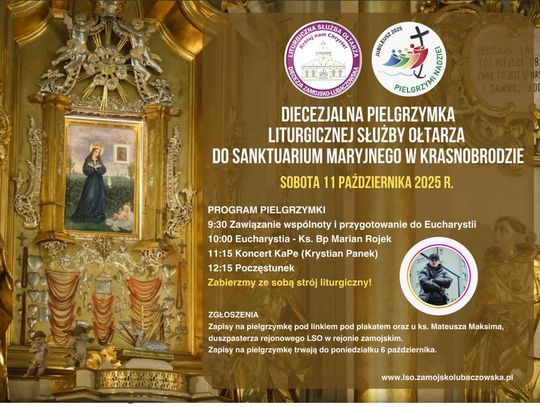 Diecezjalna Pielgrzymka Liturgicznej Służby Ołtarza do Krasnobrodu