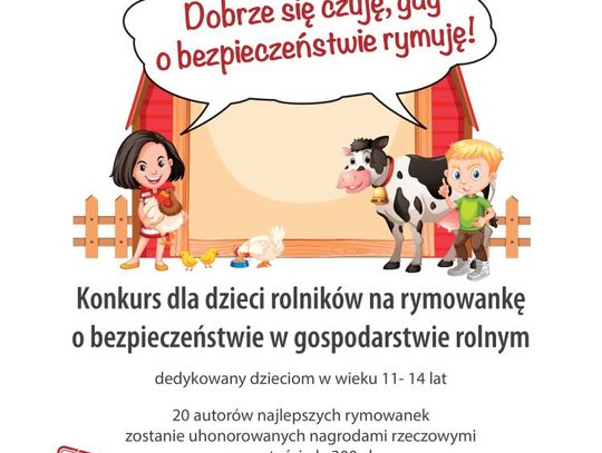 "Dobrze się czuję, gdy o bezpieczeństwie rymuję!"