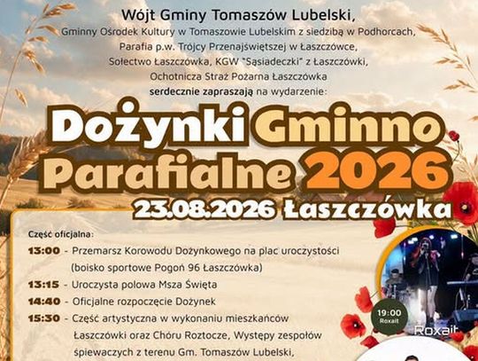 Dożynki Gminno-Parafialne w Łaszczówce