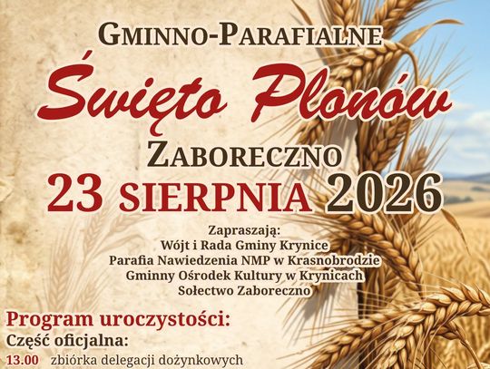 Dożynki Gminno-Parafialne w Zaborecznie