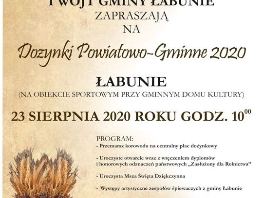 Dożynki Powiatowo - Gminne 2020