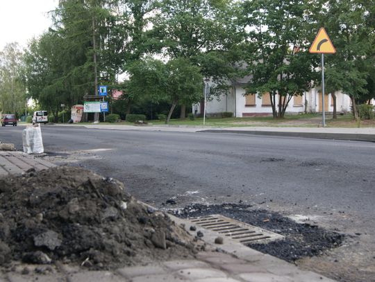 Droga na granicy powiatów