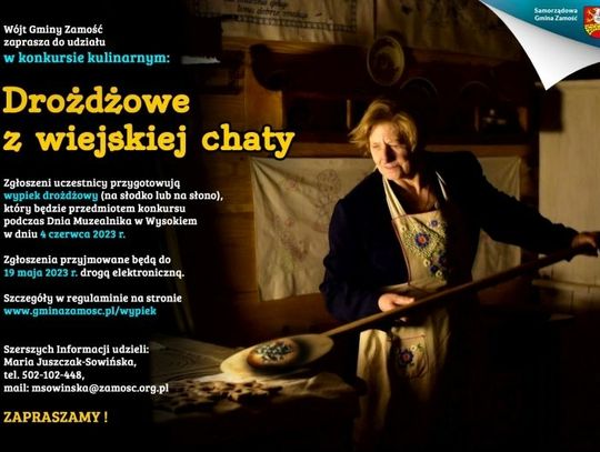 Drożdżowy konkurs w Gminie Zamość