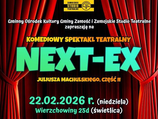 Druga część spektaklu komediowego NEXT-EX w Wierzchowinach