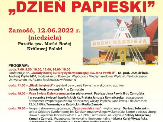 Dzień Papieski w Zamościu