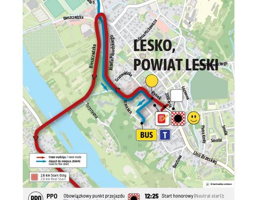 Etap 4 Tour de Pologne w województwie podkarpackim