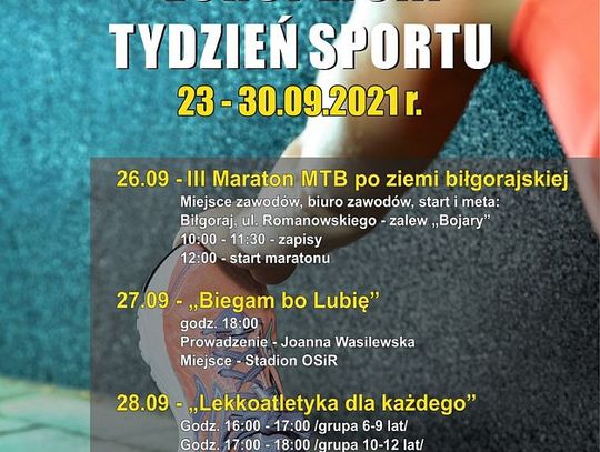 Europejski Tydzień Sportu w Biłgoraju 