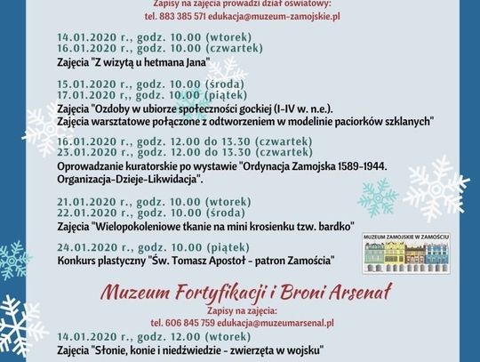 Ferie w Muzeum Zamojskim