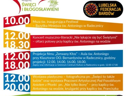 Festiwal Twórczości Religijnej w Radecznicy