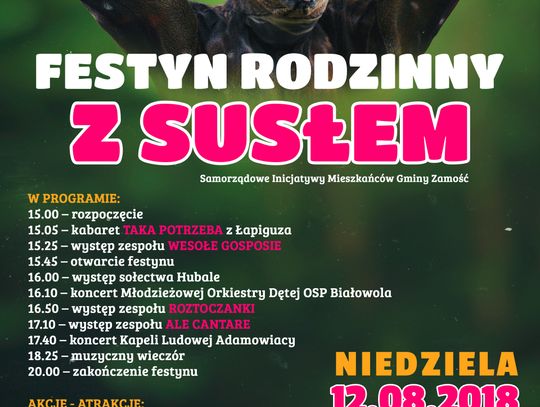 Festyn rodzinny z susłem