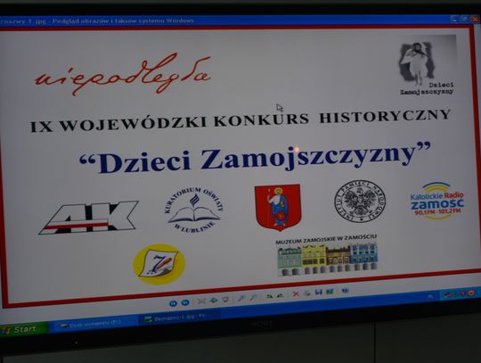 Finał IX Wojewódzkiego Konkursu Historycznego ,,Dzieci Zamojszczyzny”