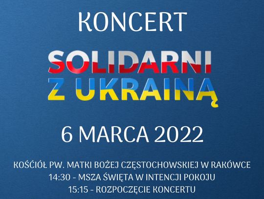 Gmina Księżpol. Koncert „Solidarni z Ukrainą”