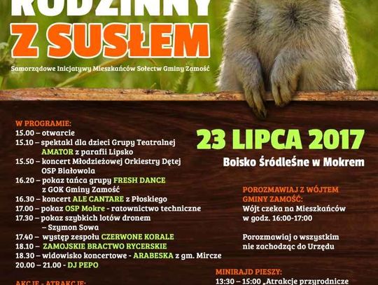 Gmina Zamość fetuje „...z Susłem”