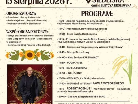 Gminno - Parafialne Dożynki w Siedliskach