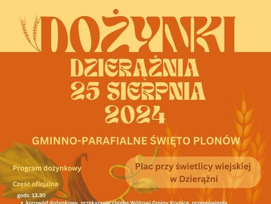 Gminno-parafialne święto plonów w Dzierążni