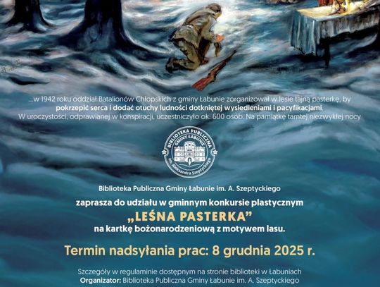 Gminny konkurs plastyczny „Leśna Pasterka”