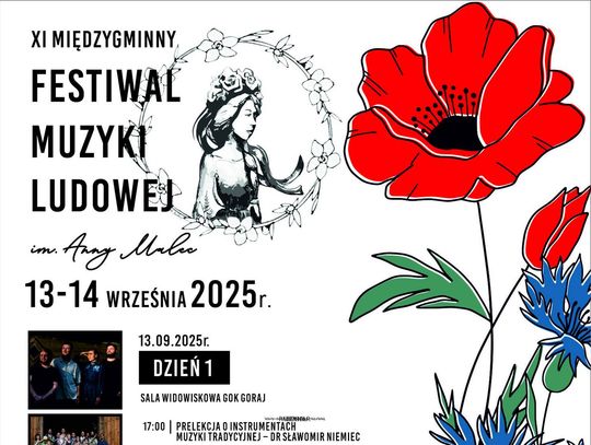 Goraj. XI Międzygminny Festiwal Muzyki Ludowej im. Anny Malec